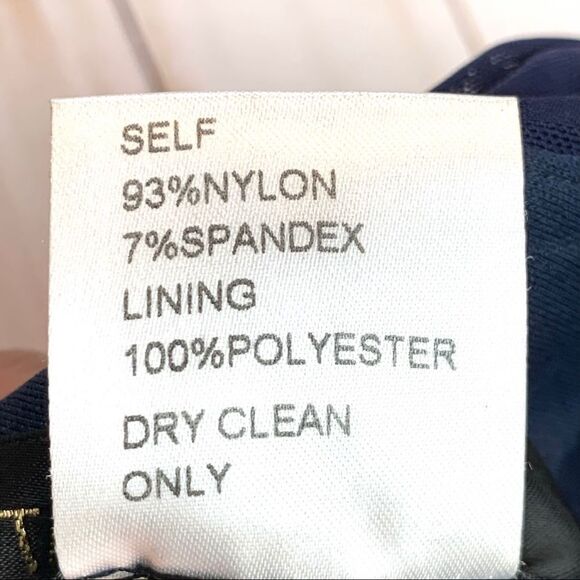 Tadashi Shoji Navy Blue Ruched Mesh Bodycon Dress - Picture 13 of 13